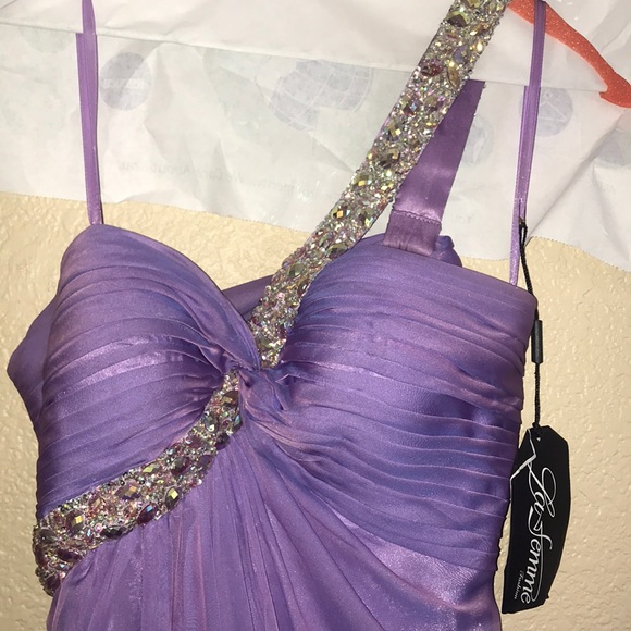 Lilac La Femme Prom Dress *Worn Once* - Picture 4 of 7